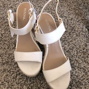 White espadrilles